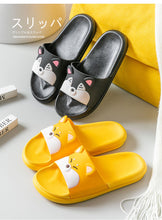 Load image into Gallery viewer, Shiba Inu Love Rubber Slippers-Footwear-Dogs, Footwear, Shiba Inu, Slippers-6