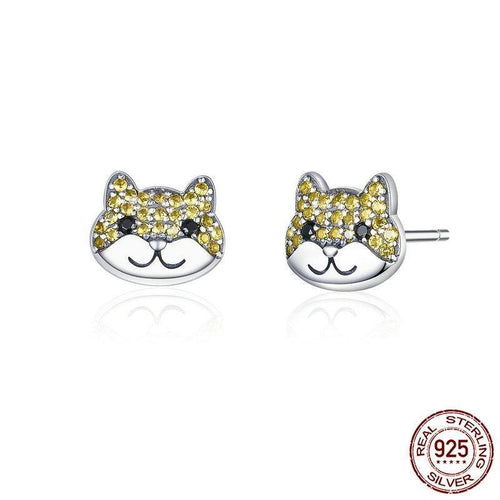 Image of two Shiba Inu earrings