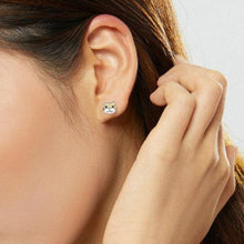 Load image into Gallery viewer, Image of lady wearing shiba inu earrings