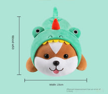 Load image into Gallery viewer, Image of the size of Shiba Inu tissue box in the most adorable Shiba Inu loving design