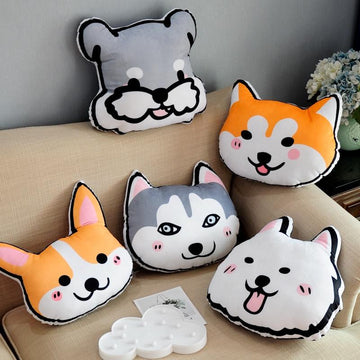 Shiba Inu Love Stuffed Cushion and Neck PillowCar Accessories