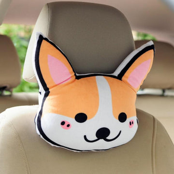 Shiba Inu Love Stuffed Cushion and Neck PillowCar Accessories