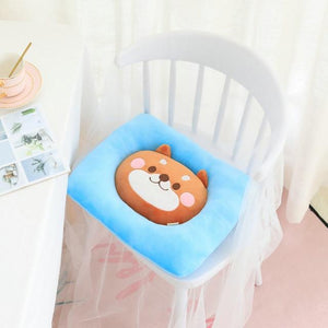 Shiba Inu Love Stuffed Plush Floor / Chair CushionHome DecorBlue Square