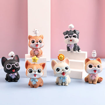 Shiba Inu on My Mind Car Bobblehead-Car Accessories-Bobbleheads, Car Accessories, Dogs, Shiba Inu-2