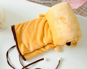 Shiba Inu Travel Blanket - Soft Plush and PP Cotton Material-Soft Toy-Blankets, Dogs, Home Decor, Shiba Inu-10