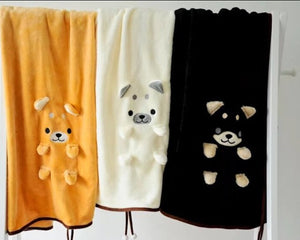 Shiba Inu Travel Blanket - Soft Plush and PP Cotton Material-Soft Toy-Blankets, Dogs, Home Decor, Shiba Inu-14