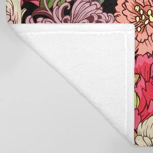 Shiba Inus in Bloom Throw Blanket-Home Decor-Blankets, Dogs, Home Decor, Shiba Inu-3