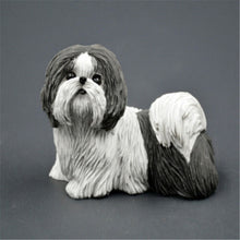 Load image into Gallery viewer, Image of a Shih Tzu figurine in Black and White color