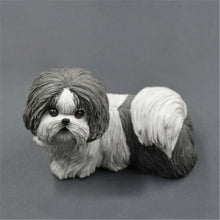 Load image into Gallery viewer, Image of a ShihTzu figurine in Black and White color