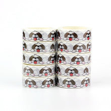 Load image into Gallery viewer, Image of Shih Tzu masking tape in the happiest infinite Shih Tzu design