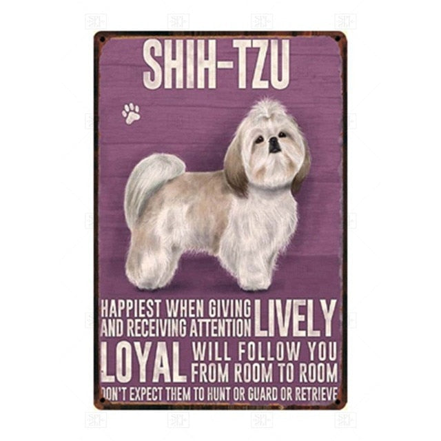 Image of a cutest shih tzu poster