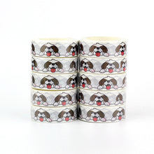 Load image into Gallery viewer, Image of Shih Tzu tape in the happiest infinite Shih Tzu design