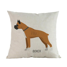 Load image into Gallery viewer, Side Profile Basset Hound Cushion CoverCushion CoverOne SizeBoxer