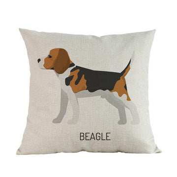 Side Profile Doberman Cushion CoverCushion CoverOne SizeBeagle
