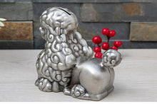 Load image into Gallery viewer, Silver Poodle Love Piggy Bank Statue-Home Decor-Dogs, Home Decor, Piggy Bank, Poodle, Statue-6