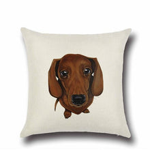 Load image into Gallery viewer, Simple Basset Hound Cushion CoverHome DecorDachshund
