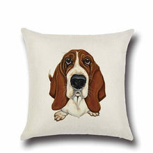 Load image into Gallery viewer, Simple Bernese Mountain Dog Love Cushion CoverHome DecorBasset Hound