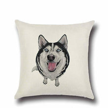 Load image into Gallery viewer, Simple Bernese Mountain Dog Love Cushion CoverHome DecorHusky