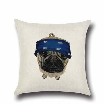 Simple Bernese Mountain Dog Love Cushion CoverHome DecorPug