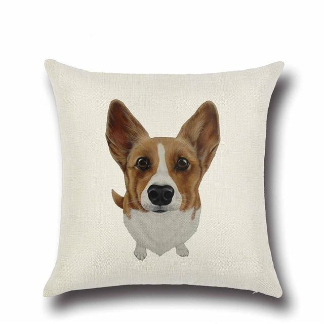 Simple Corgi Love Cushion CoverHome DecorCorgi