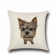 Load image into Gallery viewer, Simple Dachshund Love Cushion CoverHome DecorYorkshire Terrier / Yorkie - Option 1