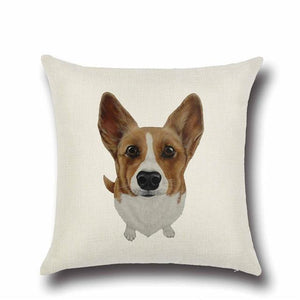 Simple Doggo Love Cushion CoversHome DecorCorgi