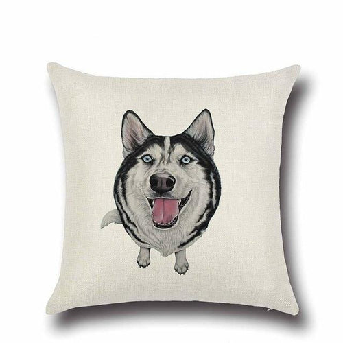 Simple Husky Love Cushion CoverHome DecorHusky