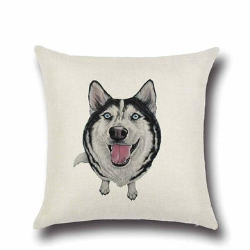 Simple Husky Love Cushion Cover Home Decor Riancy Husky 630538 360x