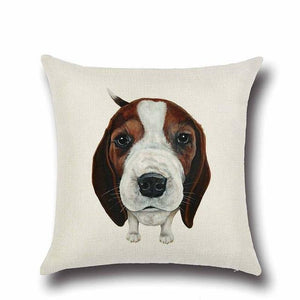Simple Jack Russell Terrier Love Cushion CoverHome DecorBeagle