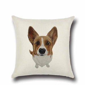 Simple Pug Love Cushion CoverHome DecorCorgi