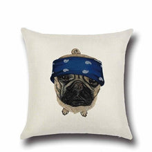 Load image into Gallery viewer, Simple Pug Love Cushion CoverHome DecorPug