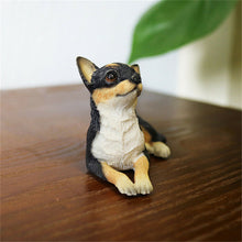 Load image into Gallery viewer, Sitting Chihuahuas Resin Figurines-Home Decor-Chihuahua, Dogs, Figurines, Home Decor-14