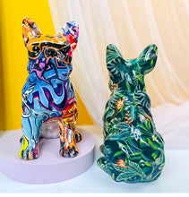 Load image into Gallery viewer, Sitting French Bulldog Design Multicolor Large Resin Statues-Home Decor-Dogs, French Bulldog, Home Decor, Statue-16