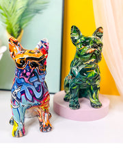 Load image into Gallery viewer, Sitting French Bulldog Design Multicolor Large Resin Statues-Home Decor-Dogs, French Bulldog, Home Decor, Statue-4