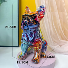Load image into Gallery viewer, Sitting French Bulldog Design Multicolor Large Resin Statues-Home Decor-Dogs, French Bulldog, Home Decor, Statue-7