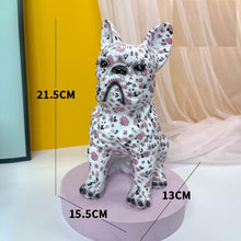 Load image into Gallery viewer, Sitting French Bulldog Design Multicolor Large Resin Statues-Home Decor-Dogs, French Bulldog, Home Decor, Statue-Medium-Blend B-8