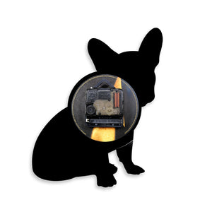 Sitting French Bulldog Love Wall Clock-Home Decor-Dogs, French Bulldog, Home Decor, Wall Clock-5