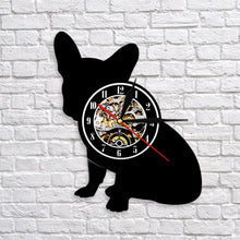 Load image into Gallery viewer, Sitting French Bulldog Love Wall Clock-Home Decor-Dogs, French Bulldog, Home Decor, Wall Clock-6