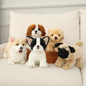 Sitting Lifelike Dog Stuffed Animal Plush Toys-Soft Toy-Dogs, Home Decor, Soft Toy, Stuffed Animal-10