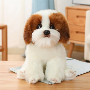 Sitting Lifelike Dog Stuffed Animal Plush Toys-Soft Toy-Dogs, Home Decor, Soft Toy, Stuffed Animal-8