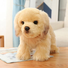 Load image into Gallery viewer, image of an adorable golden retriever plush toy