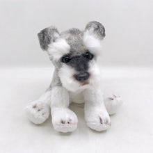 Load image into Gallery viewer, image of an adorable schnauzer stuffed animal plush toy