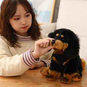 Sitting Tibetan Mastiff Stuffed Animal Plush Toy-Soft Toy-Dogs, Home Decor, Stuffed Animal, Tibetan Mastiff-5