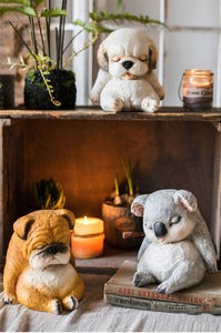 Sleeping English Bulldog Garden Statue-Home Decor-Dogs, English Bulldog, Home Decor, Statue-11