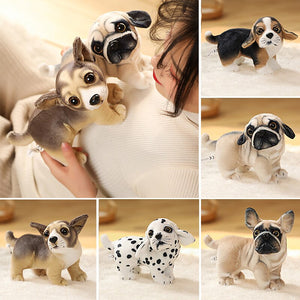 image of a collection of dalmatian stuffed animal plush toys