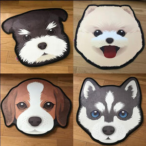 Image of the collage of four dog rugs