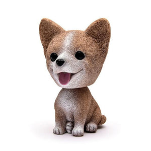 Smiling Dogs Resin Bobble HeadsCarCorgi