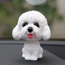 Load image into Gallery viewer, Smiling Dogs Resin Bobble HeadsCarToy Poodle / Cockapoo - White 1