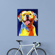 Load image into Gallery viewer, Smiling Labrador Love Canvas Print Poster-Home Decor-Dogs, Home Decor, Labrador, Poster-4