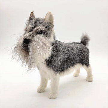 Soft And Plush Standing Schnauzer Stuffed Animal 360x